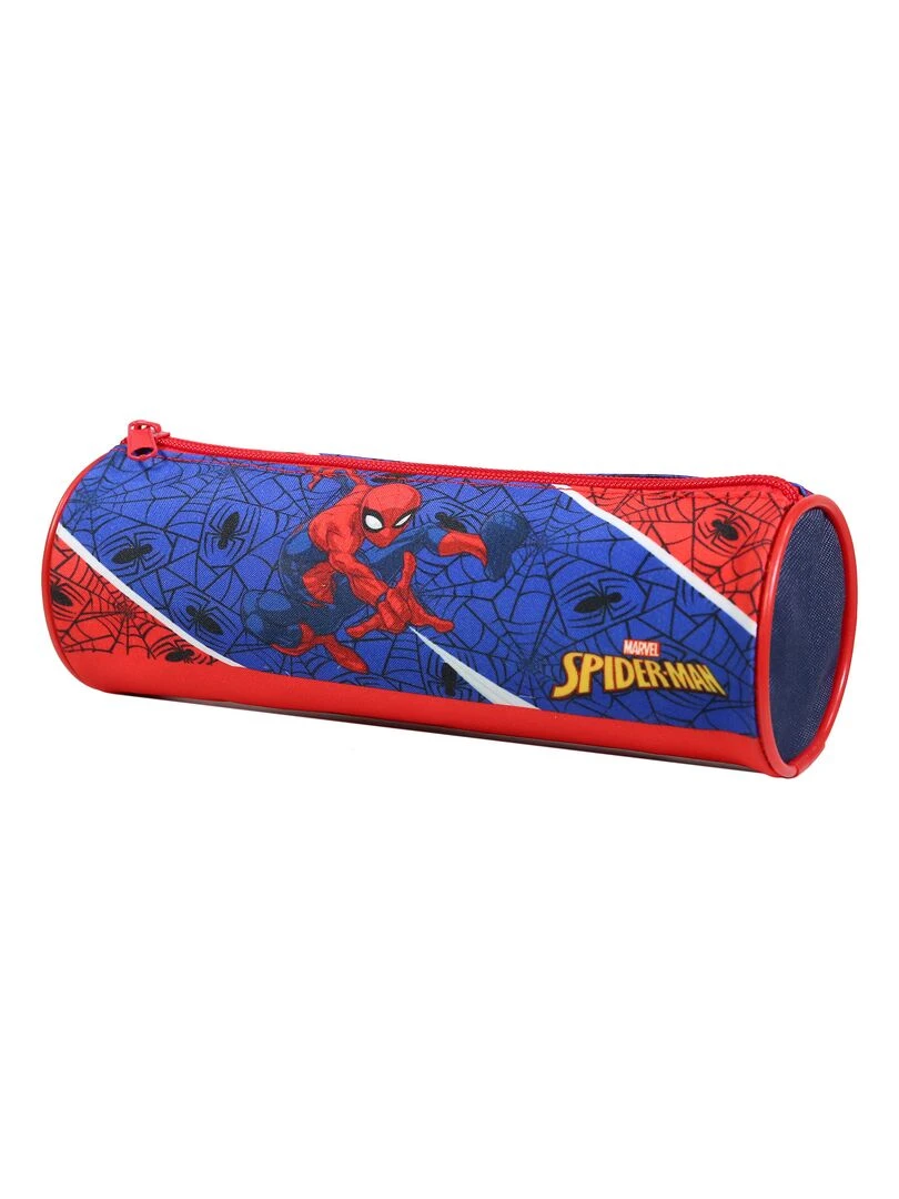 BAGTROTTER Trousse scolaire ronde Spider Man Bleu Bleu