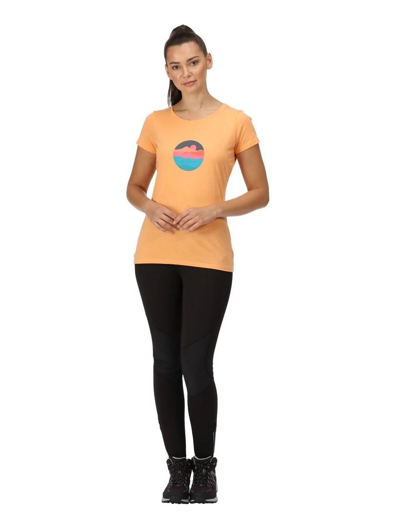 Regatta   T shirt BREEZED   Orange clair