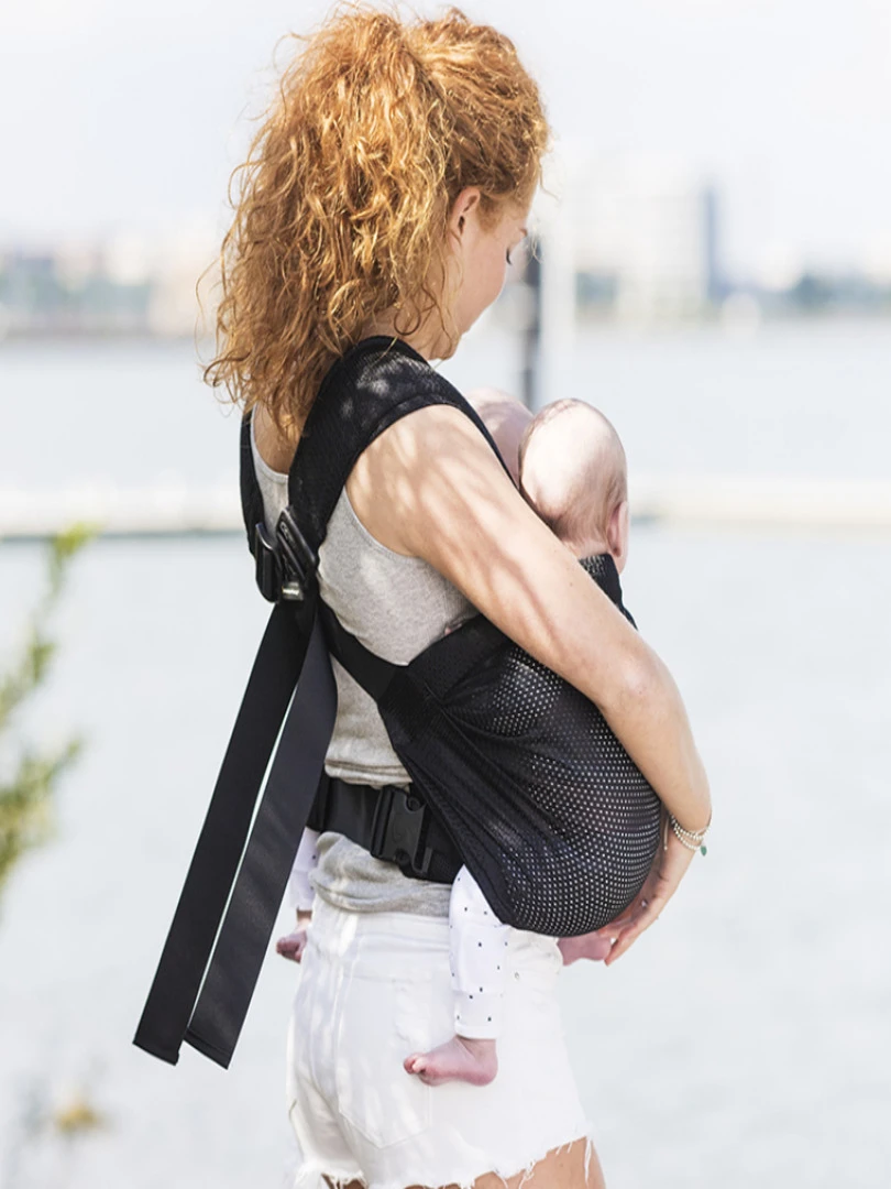 Porte bébé pour jumeaux Twin mesh   Noir