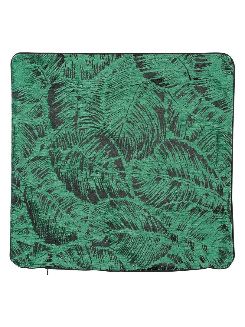 Housse de coussin esprit jungle tropicale Vert