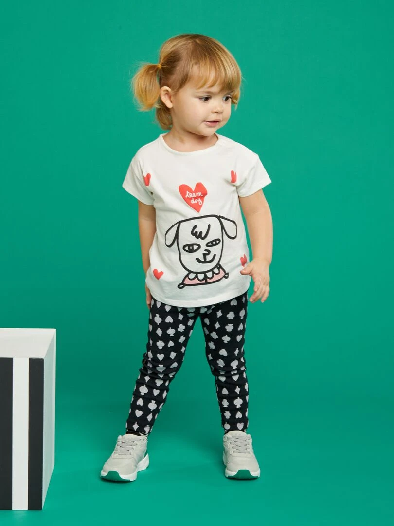 T shirt en coton X Little Bad Wolf   Blanc