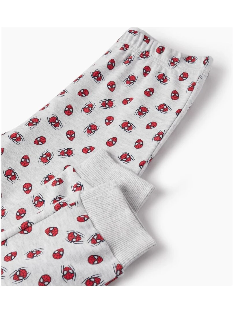 Pyjama à manches courtes pour garçon 'Spider Man' manches courtes MARVEL SPIDERMAN   Bleu foncé