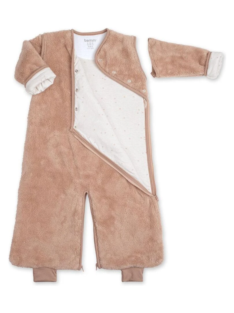 Bemini Nid d'ange BISIDE ouatiné Pady jersey et jersey   Gris foncé