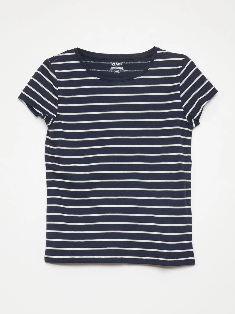 Lot de 3 t shirts imprimés   Blanc/rose/bleu