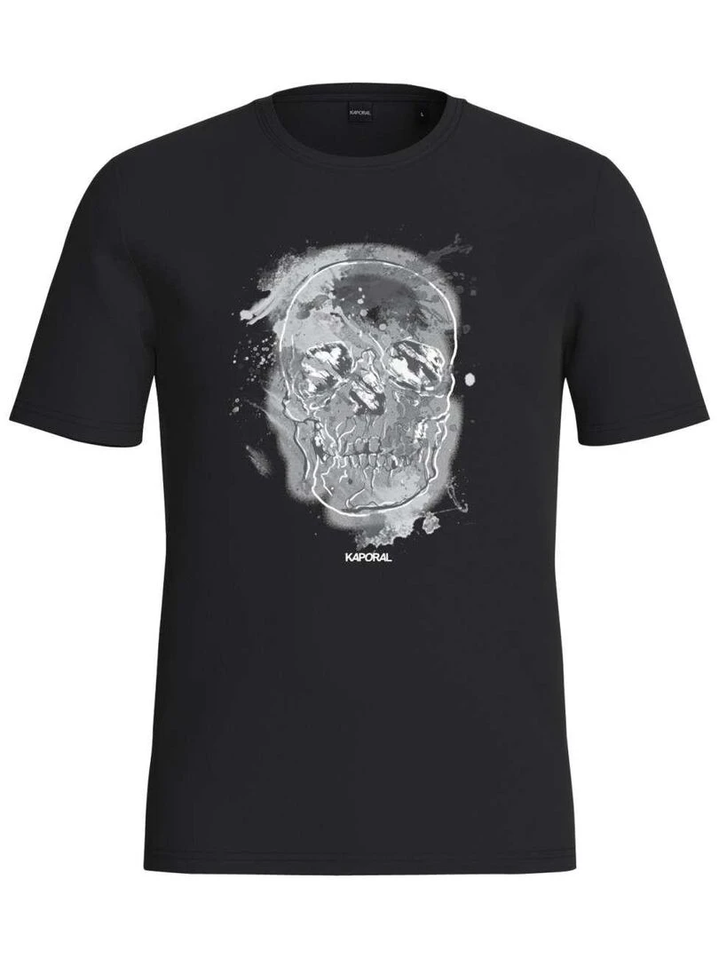 KAPORAL T shirt coton col rond Noir