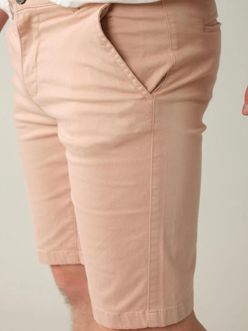 Bermuda pour homme avec poche à l'italienne 'Deeluxe'   Vieux rose