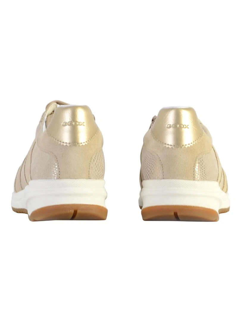 Basket Cuir Geox Airell   Gris