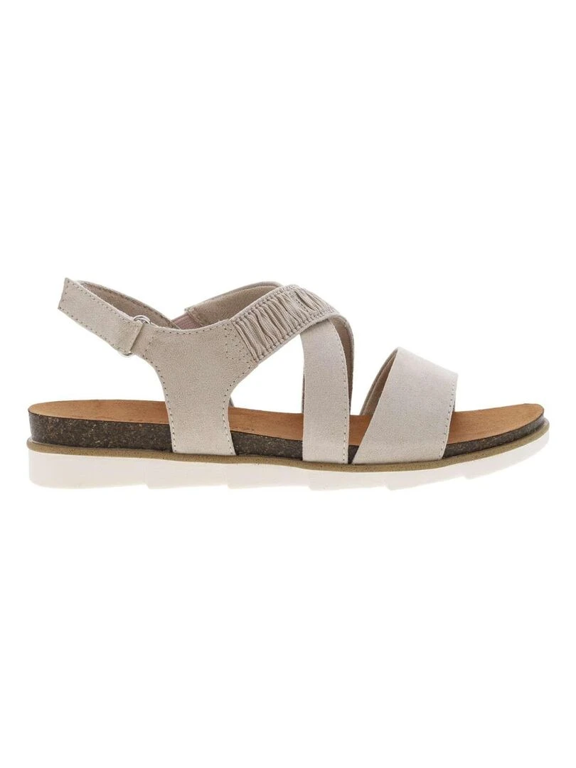 MARCO TOZZI Nu pieds compensés bas Beige