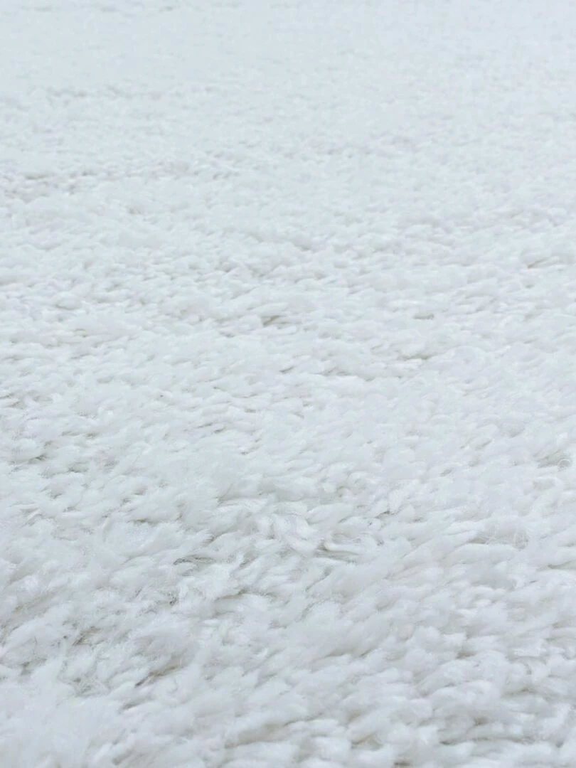 Tapis shaggy UNI B OEKO TEX®   Blanc