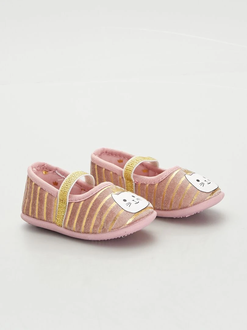 Chaussons ballerines Rose
