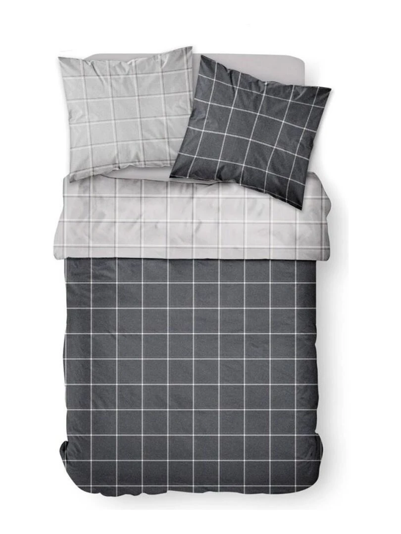 Housse de couette  Winter Meteor + taie(s) 100% coton 57 fils   Gris