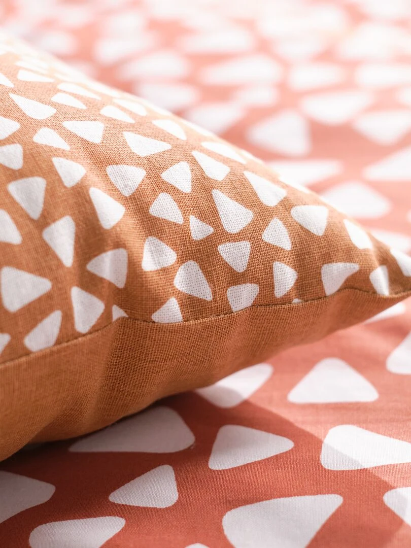 Coussin avec imprimé Orange