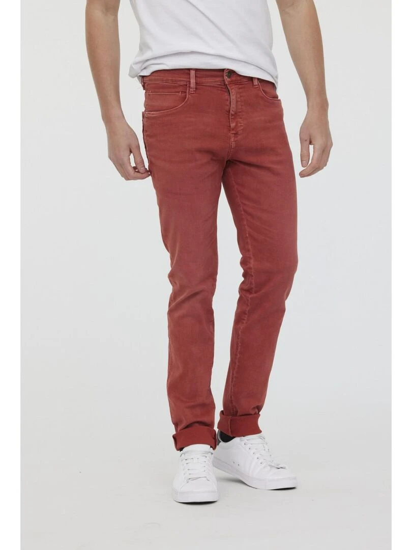 Lee Cooper Pantalon coton slim LC030 Orange
