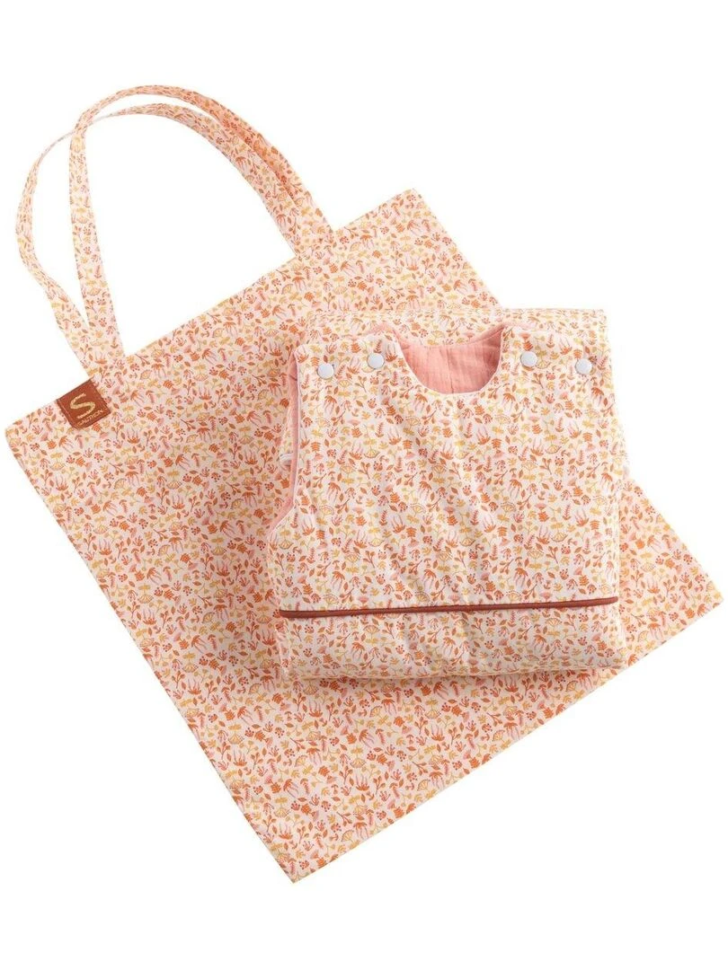 Gigoteuse 0/1 mois en coton rose   SAUTHON   Rose