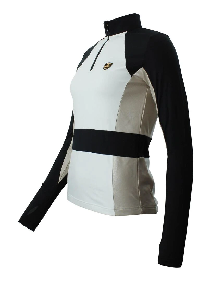 Top technique femme ANATH   Blanc Noir