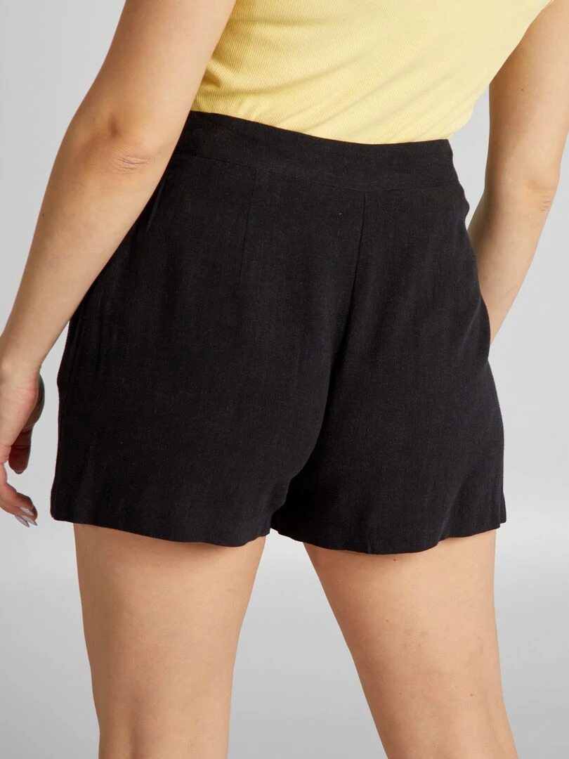 Short fluide   noir
