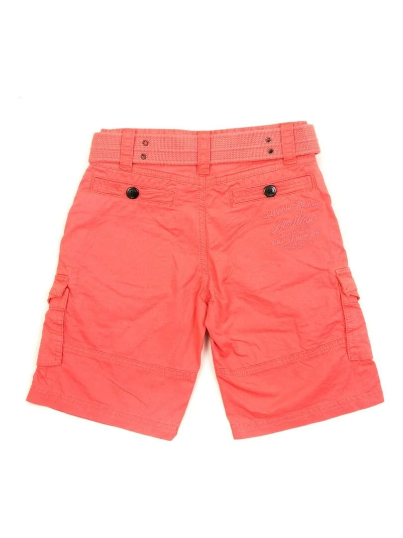 BERMUDA BASTIAN BOY Rouge clair