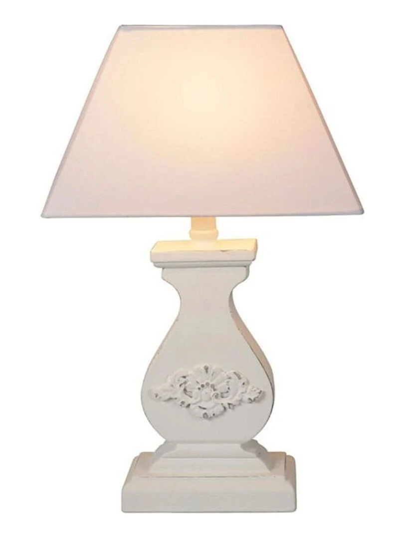 Lampe charme Relief blanc   Blanc