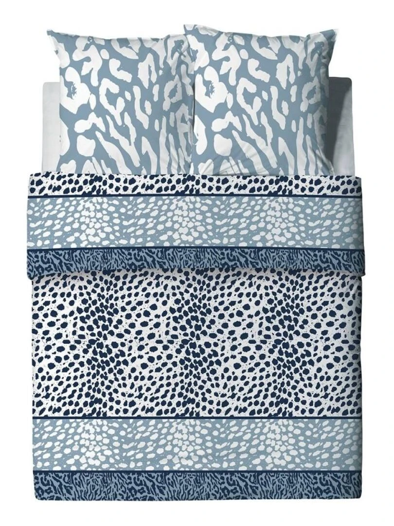 Housse de couette  Kentia + taie(s) 100% coton   Blanc