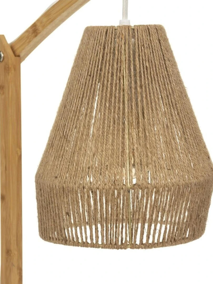 Lampe à poser arc Palm naturel H55   Beige