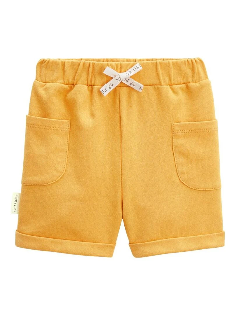 Ensemble bébé t shirt et short Wakae   Moutarde