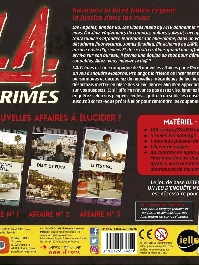 DETECTIVE L.A CRIMES : EXTENSION N/A