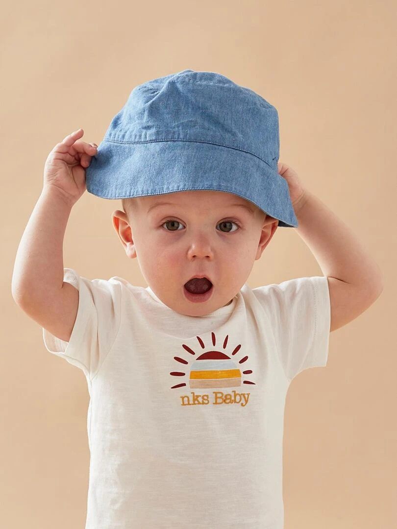 Chapeau bob en denim    Noukie's   Bleu