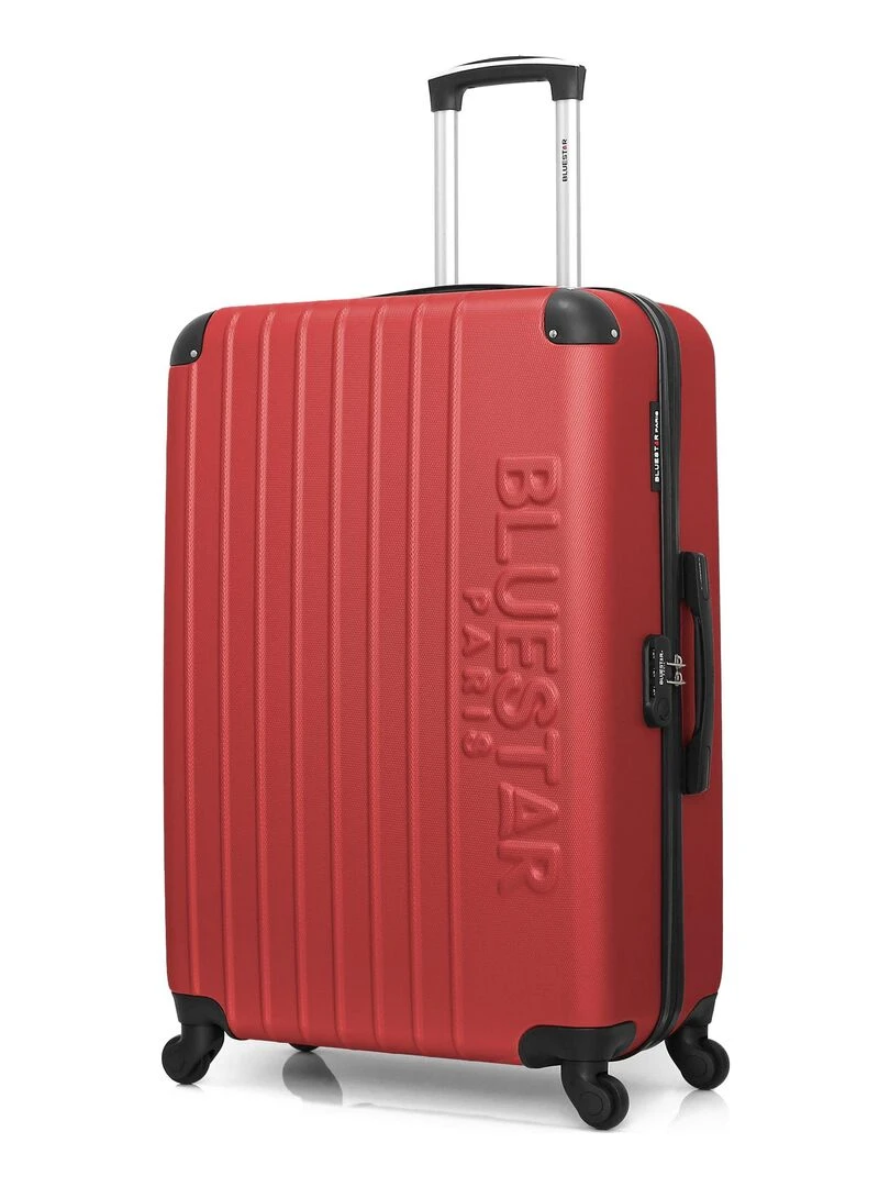BLUESTAR VALISE GRAND FORMAT RIGIDE BUCAREST Rouge