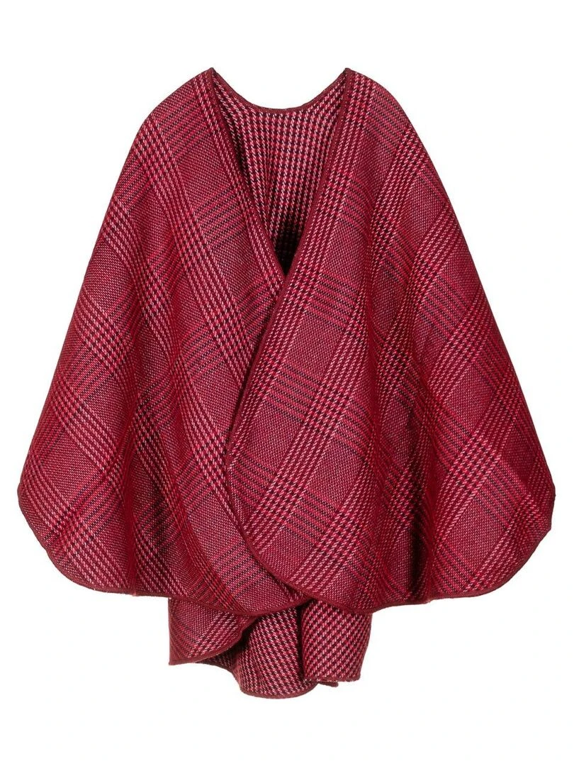 Poncho Dundee Fabriqué en France Rouge