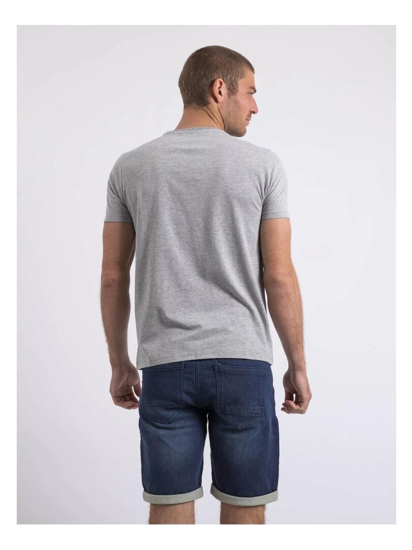T shirt col rond NAGORI Gris