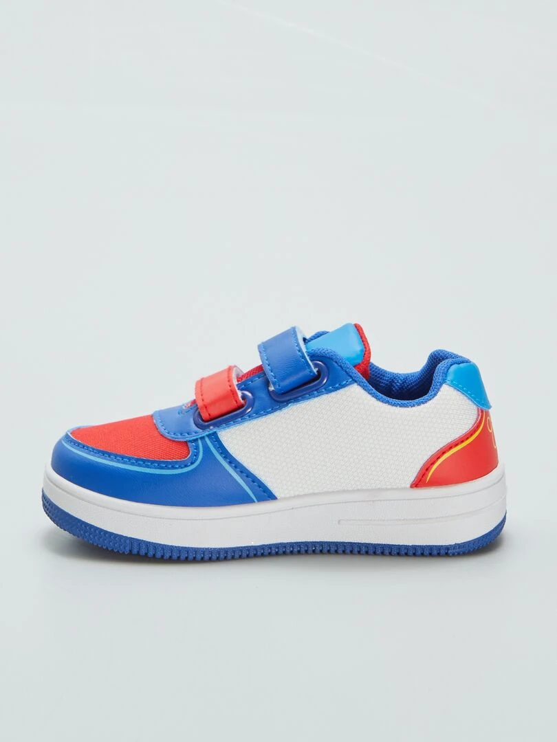 Baskets scratchées 'Pat' Patrouille'   bleu