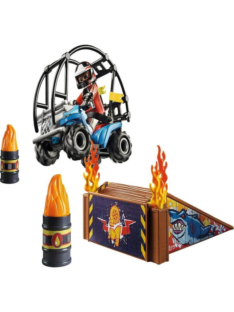 70820 'playmobil' Starter Pack Stuntshow Avec Rampe   N/A