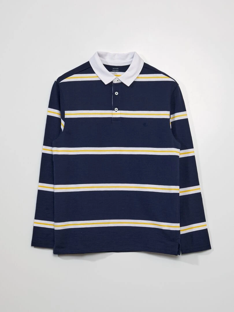 Polo en jersey Noir