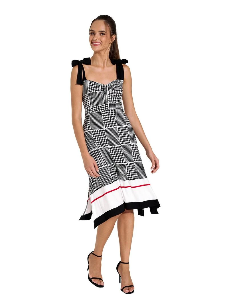 Robe estivale à bretelles Quito   Noir