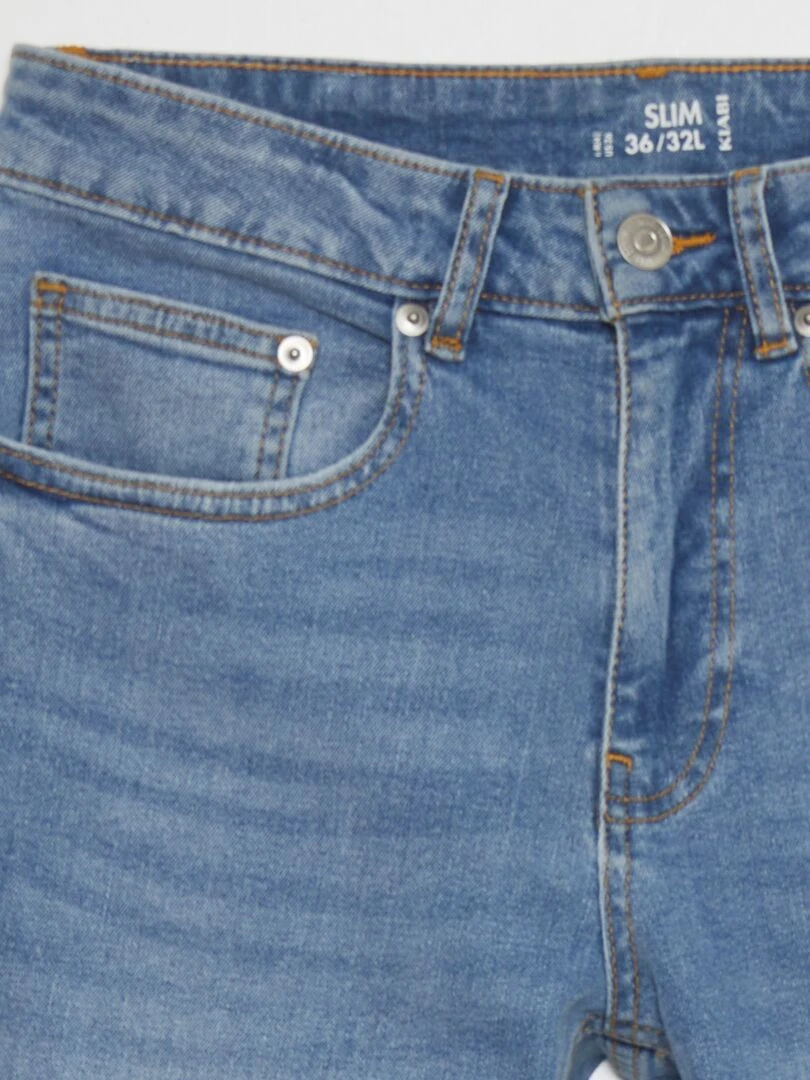 Jean slim   L32   Double stone