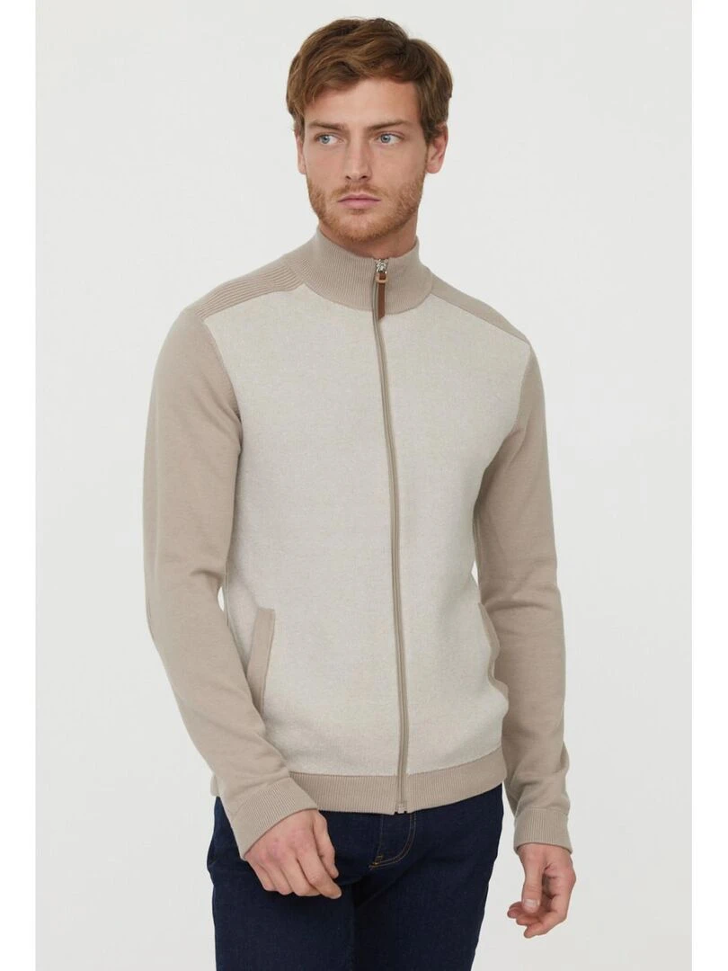 Lee Cooper Pull manches longues coton regular CEKO Taupe