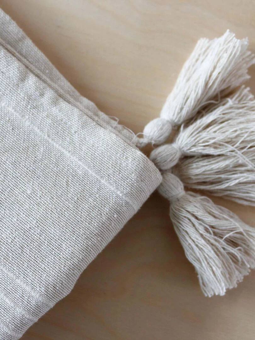 Nappe tendance en coton recyclé   Beige clair