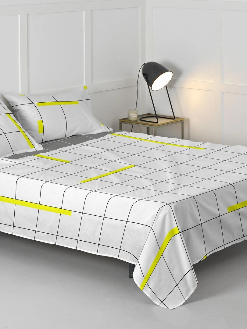 Drap Firefly "Happyfriday"   Blanc