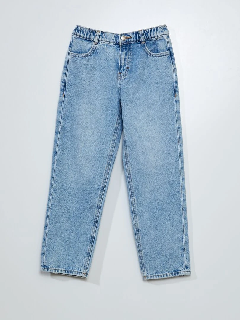 Jean straight regular Triple stone