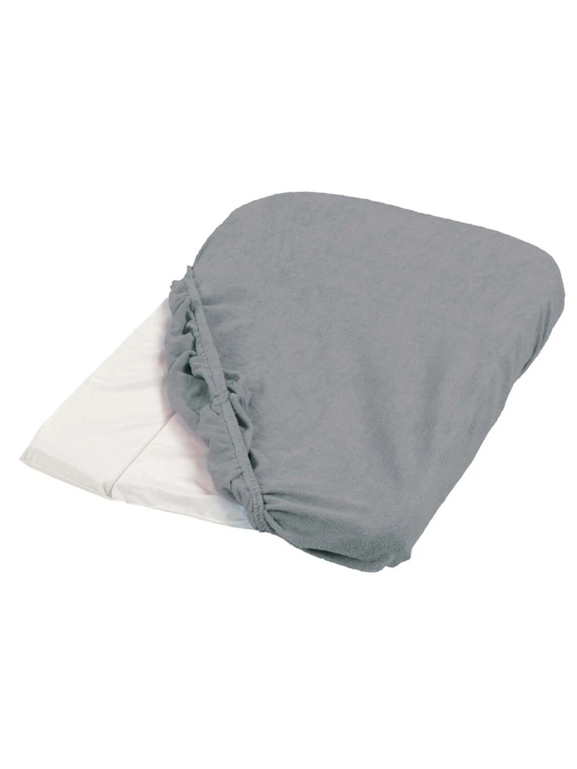 Candide Housse de matelas à langer gris éponge 50x75cm Gris