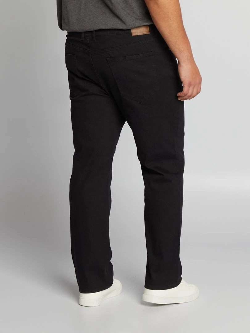 Jean droit à 5 poches   L34   Noir