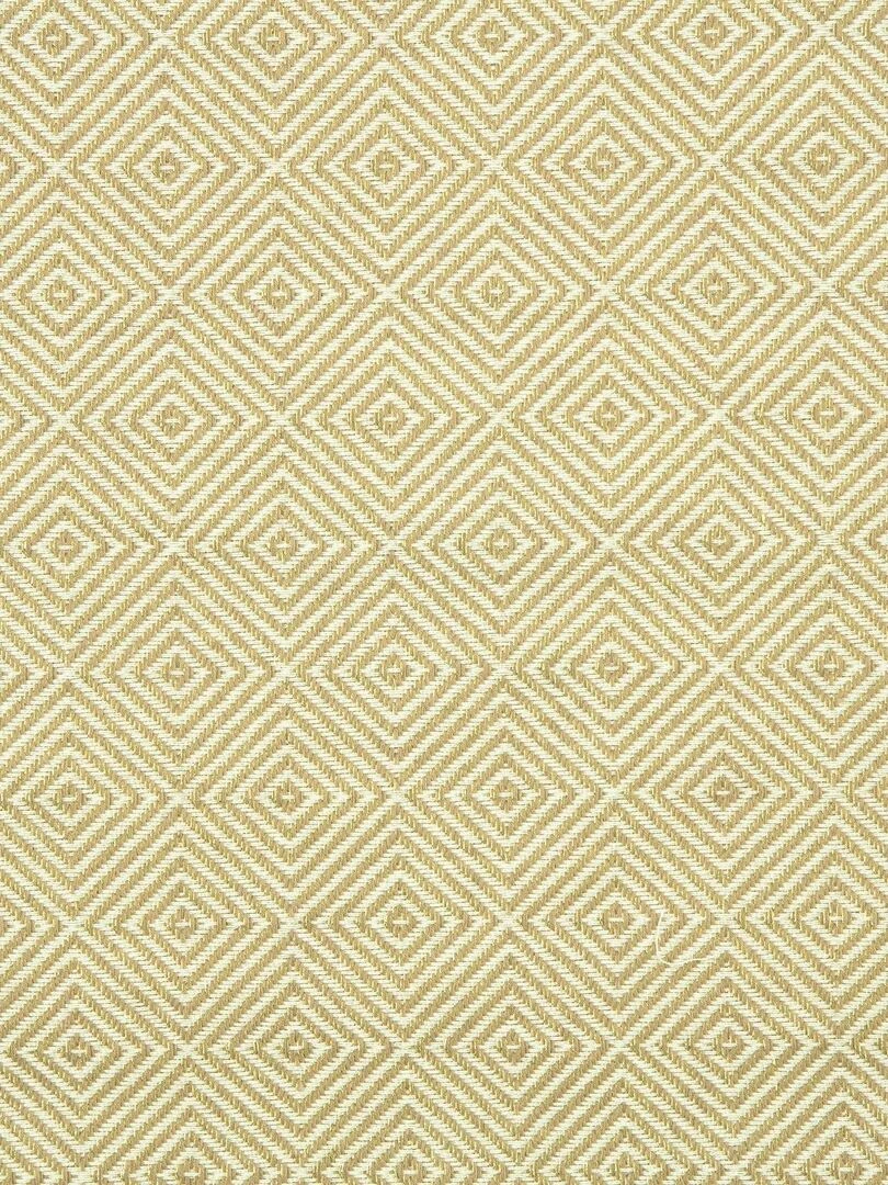Rideau à motifs géométriques et lurex Beige