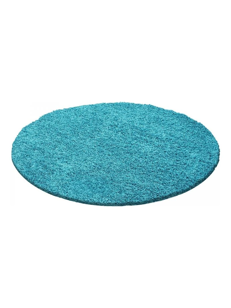 Tapis shaggy UNI C OEKO TEX®   Bleu