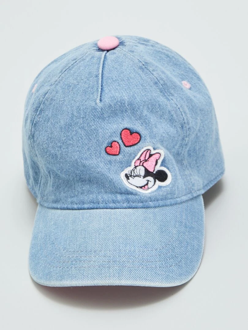 Casquette 'Minnie' en denim Bleu