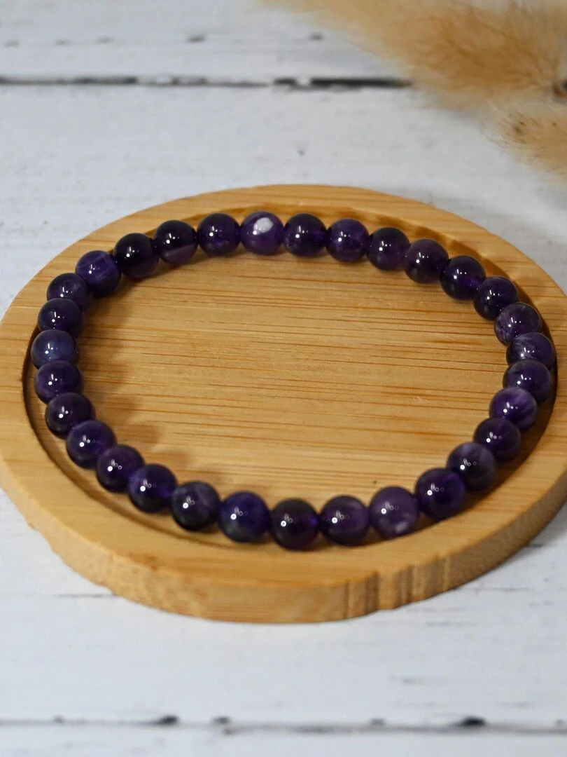 Bracelet Adulte   Améthyste   Violet