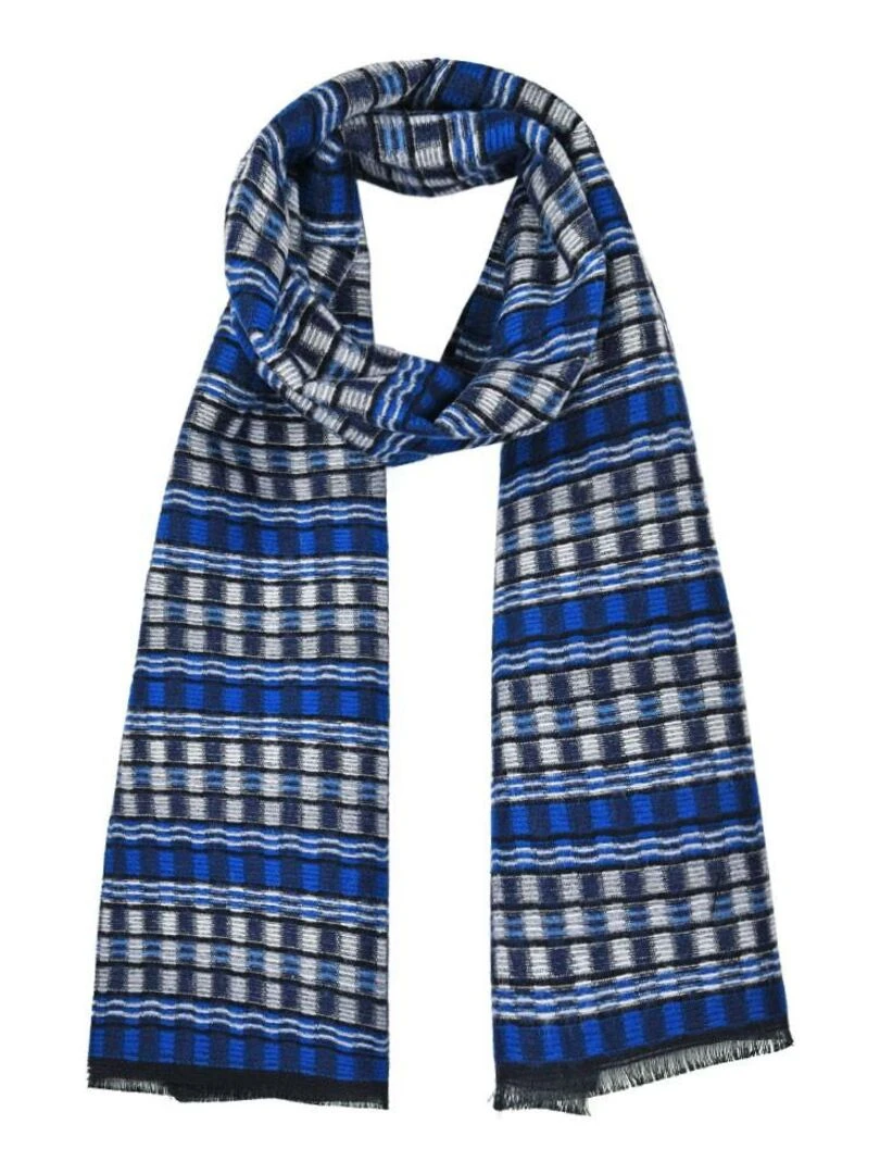 Echarpe Piréa Fabriqué en France Bleu