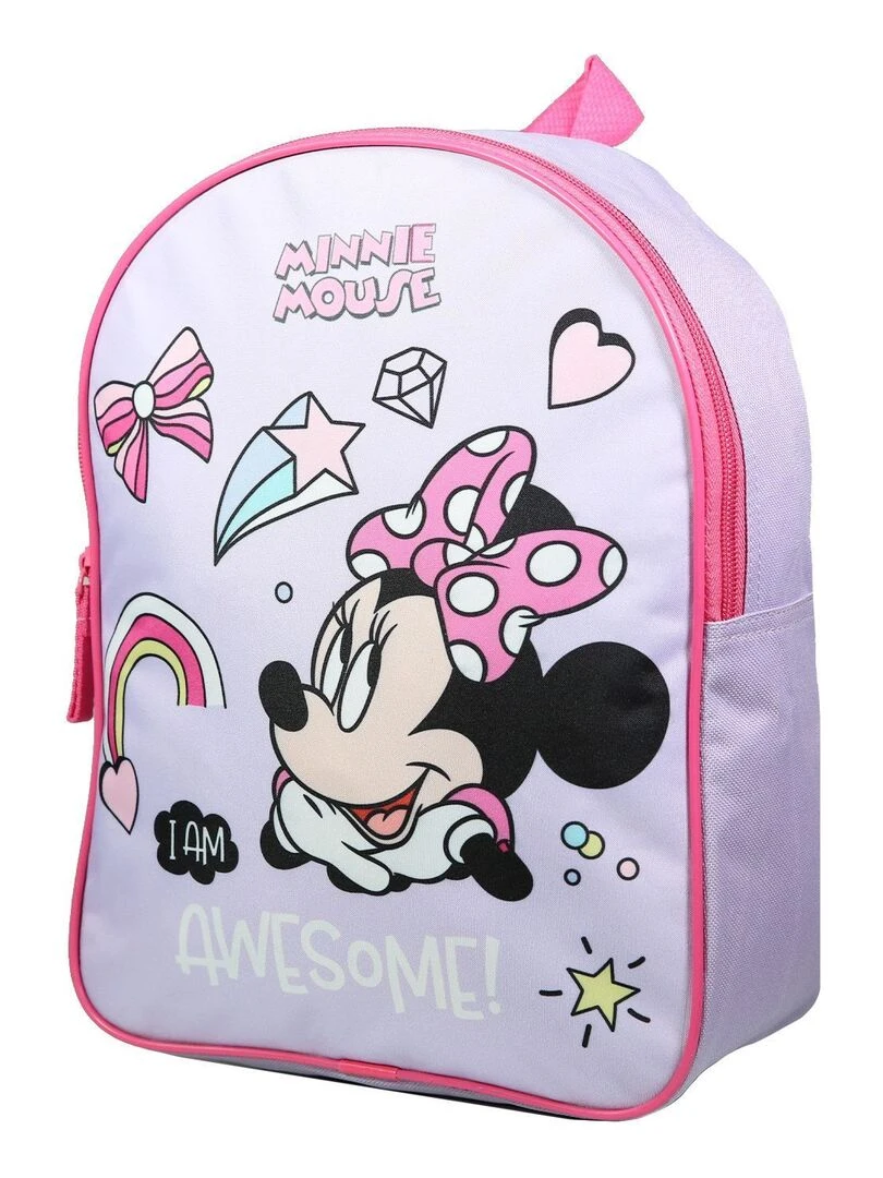 BAGTROTTER Sac à dos gouter maternelle 31 cm Disney Minnie Violet Violet