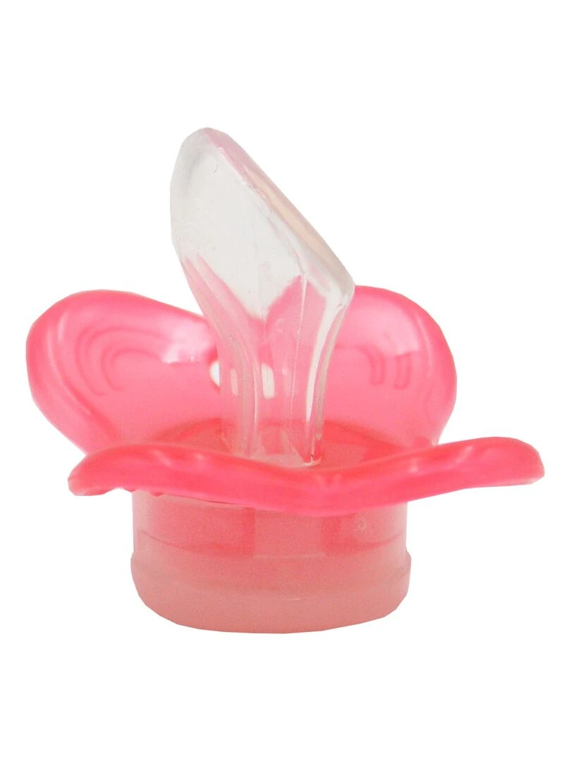 Lot de 2 sucettes nuit Disney Minnie Pink Girl 12 mois Rose