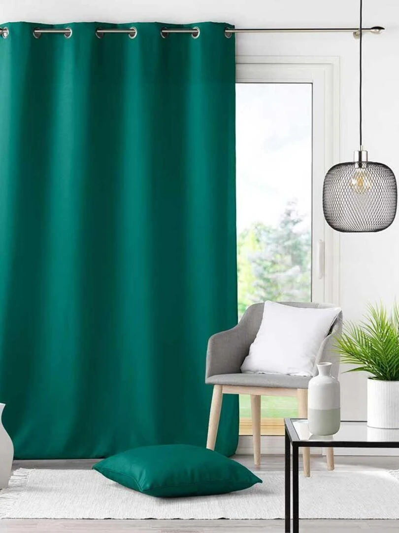 Rideau Essentiel Vert émeraude