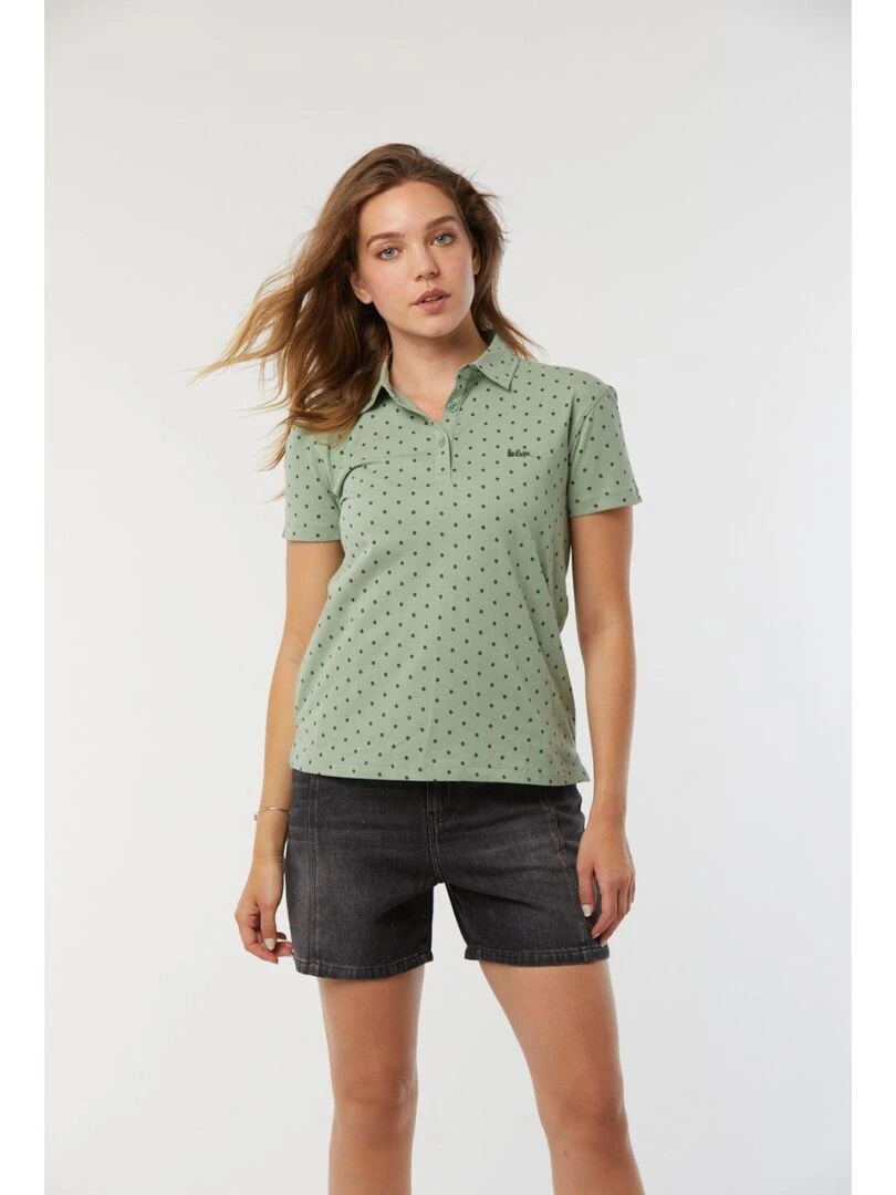Lee Cooper   Polo manches courtes coton regular BEA   Vert